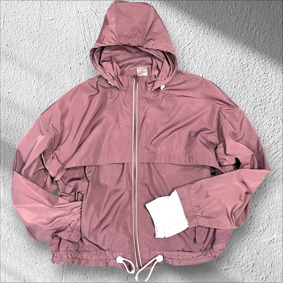 CALIA by Carrie Underwood Women’s Mauve Running Jacket Size M Hooded Reflective‎ - Picture 8 of 10